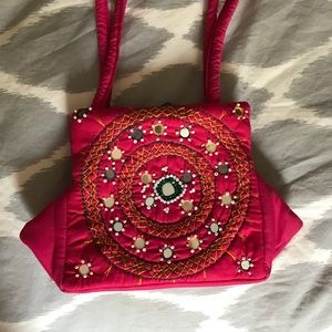 Bohemian Red Purse